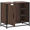 vidaXL Waschbeckenunterschrank Braun Eichen-Optik 65x33x60 cm