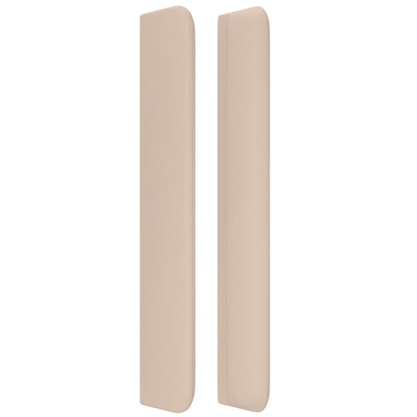 vidaXL Kopfteil mit Ohren Cappuccino-Braun 83x16x118/128 cm Kunstleder