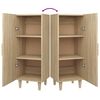 vidaXL Sideboard Sonoma-Eiche 34,5x34x90 cm Holzwerkstoff
