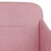 vidaXL Sitzbank Rosa 110x76x80 cm Samt