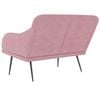 vidaXL Sitzbank Rosa 110x76x80 cm Samt