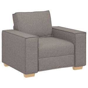 vidaXL Sofa Stuhl Taupe 100x78x84 cm Stoff