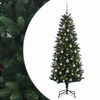 vidaXL K&uuml;nstlicher Weihnachtsbaum mit Kugel 120 cm 150 LEDs