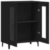 vidaXL Sideboard Schwarz 69,5x34x90 cm Holzwerkstoff