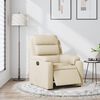 vidaXL Relaxsessel Elektrisch Creme Stoff