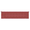 vidaXL Gartenbank-Auflage Weinrot 200x50x4 cm Oxford-Gewebe