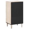 vidaXL Sideboard mit Speicher Wei&szlig; 40 x 33,5 x 75 cm Massivholz Mango
