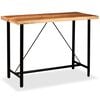 vidaXL Bartisch Akazie Massivholz 150 x 70 x 107 cm