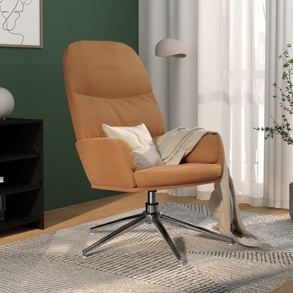 vidaXL Relaxsessel Taupe Wildleder-Optik