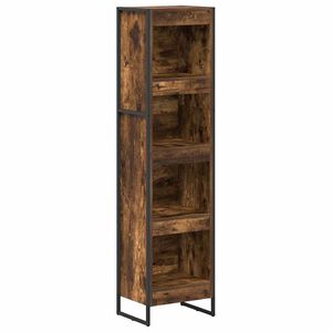 vidaXL B&uuml;cherregal 40 x 30 x 155 cm Holzwerkstoff Raucharbe