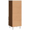 vidaXL Highboard Braun Eichen-Optik 40x36x110 cm Holzwerkstoff