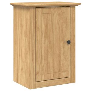 vidaXL Badezimmer-Wandschrank mit T&uuml;r BODO Honigbraun 44 x 30 x 60 cm