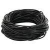 vidaXL Leder Schnur 1 Schwarz &Oslash;1,5 mm x 5 m Leder