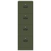 vidaXL Aktenschrank mit Schubladen 2 pcs Olive Gr&uuml;n 44 x 50 x 139 cm