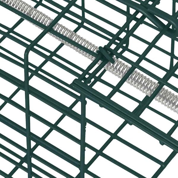 vidaXL Tierfalle Gr&uuml;n 31 x 13 x 12cm Stahl