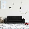 vidaXL Kindersofa Schwarz 90x53x30 cm Kunstleder