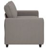 vidaXL 2-Sitzer-Sofa Taupe 180x77x82 cm Stoff