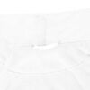 vidaXL Bademantel ohne Kapuze Wei&szlig; S Flanell