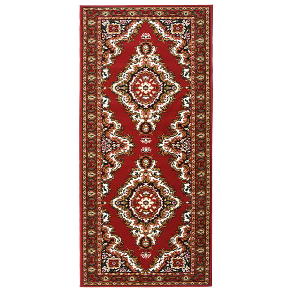 vidaXL Teppichl&auml;ufer BCF Orientalisch Rot 80x150 cm
