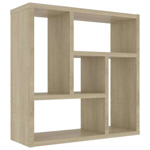 vidaXL Wandregal Sonoma-Eiche 45x16x45 cm Holzwerkstoff