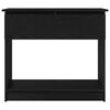 vidaXL Konsolentisch mit Schubladen Schwarz 85,5x38,5x74,5 cm