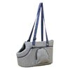 Kerbl Haustier-Tragetasche Marie 46x23x25 cm Grau und Blau
