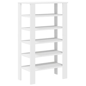 vidaXL Schuhregal Wei&szlig; 61x32x105 cm Holzwerkstoff