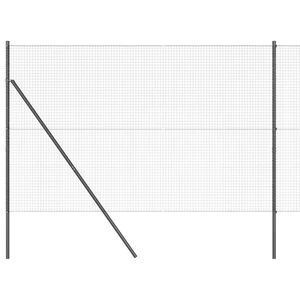 vidaXL Ground Fix Geschwei&szlig;ter Drahtzaun 25 x 1,5 m (B x H)