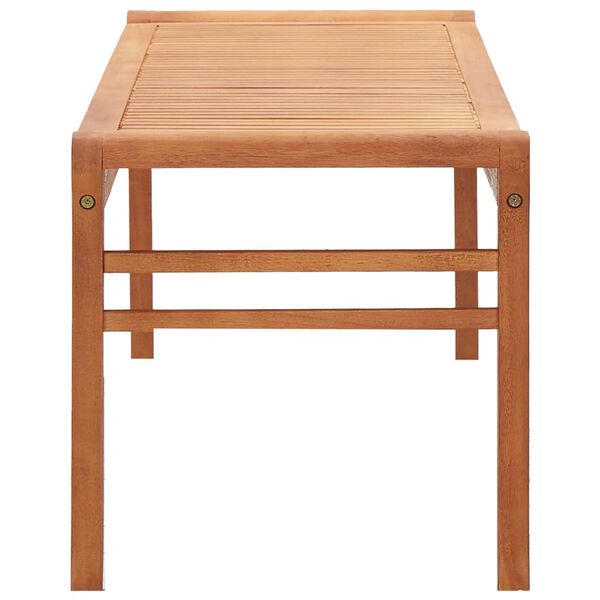 vidaXL Gartenbank 3-Sitzer 150 cm Massivholz Eukalyptus