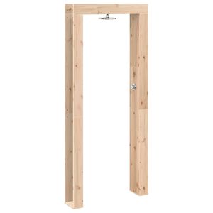 vidaXL Gartendusche 226 cm Massivholz Kiefer und Edelstahl Natur