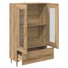 vidaXL Highboard mit Schubladen Artisan-Eiche 69,5 x 31 x 115 cm
