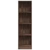 vidaXL Bücherregal Braun Eichen-Optik 40x24x143 cm Holzwerkstoff