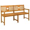 vidaXL Bank Outdoor 4 -Sitzer 150 x 56 x 90 cm Massivholz Akazie Natur
