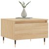 vidaXL Couchtische 2 Stk. Sonoma-Eiche 50x46x35 cm Holzwerkstoff