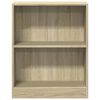 vidaXL Bücherregal Sonoma-Eiche 60x24x76 cm Holzwerkstoff