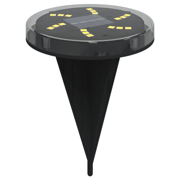 vidaXL Solar-Bodenleuchten mit Erdspie&szlig; 12 Stk. Warmwei&szlig;