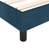 vidaXL Boxspringbettgestell Dunkelblau 140x200 cm Samt