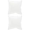 vidaXL Kopfkissen 2 pcs 40 x 40 cm Australische Wolle Wei&szlig;