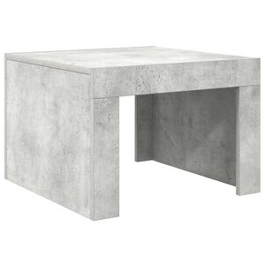 vidaXL Couchtisch Betongrau 50x50x35 cm Holzwerkstoff
