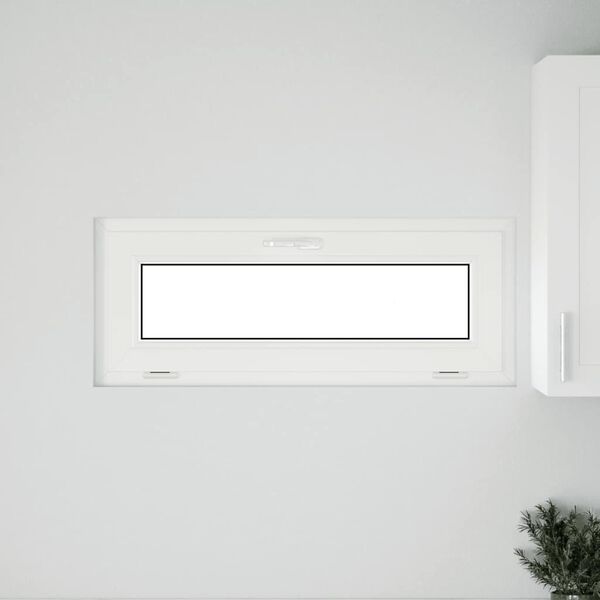 vidaXL Kellerfenster RISOR 100x40 cm Kipp 2-fach Verglasung Anthrazit