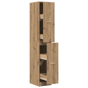 vidaXL Apothekerschrank Artisan-Eiche 30x41x174,5 cm Holzwerkstoff