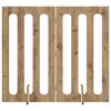 vidaXL Faltbarer Haustierzaun 2 pcs Artisan-Eiche 100,5 x 38 x 90 cm