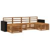 vidaXL Sofagarnituren 6 pcs Natur Massivholz Akazie