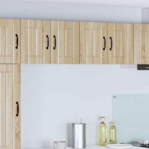 vidaXL K&uuml;chenwandschr&auml;nke mit T&uuml;r 2 pcs Sonoma-Eiche 60 x 31 x 40 cm