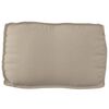 vidaXL Kissen Taupe 70 x 40 x 12 cm Oxford-Stoff