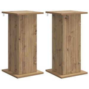 vidaXL Pflanzenst&auml;nder 2 pcs Artisan-Eiche 30,5 x 30 x 60,5 cm