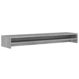 vidaXL Monitorst&auml;nder Grau Sonoma 100x24x13 cm Holzwerkstoff