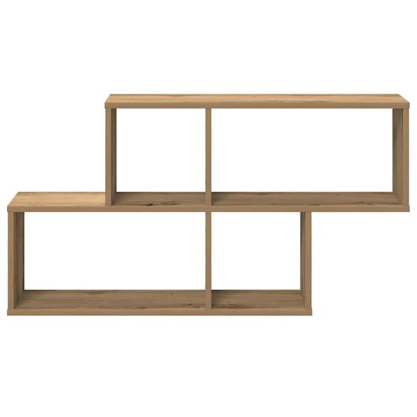 vidaXL Wandregal Artisan-Eiche 100x18x53 cm Holzwerkstoff