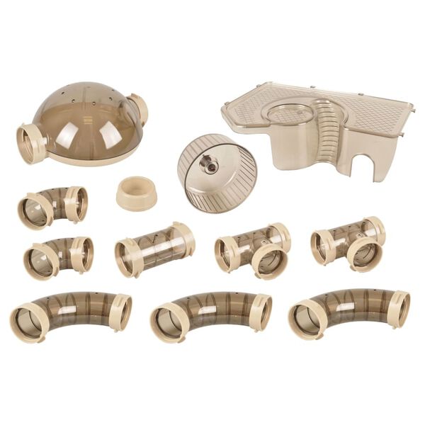 FLAMINGO Hamsterk&auml;fig Figo 58x38x40 cm Schwarz und Braun