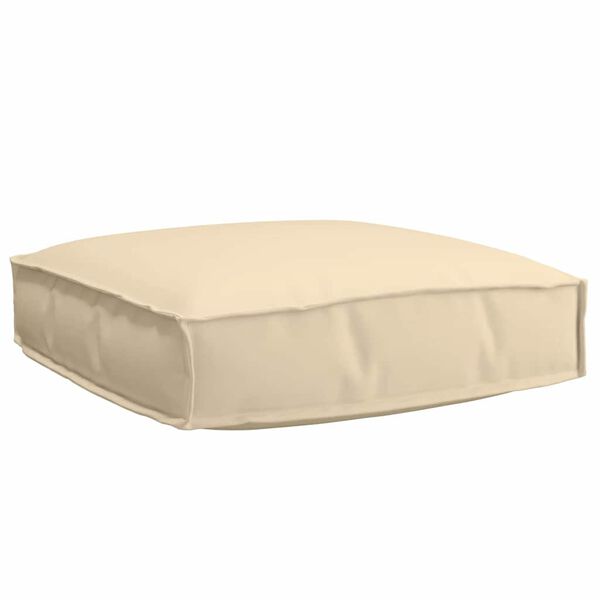 vidaXL Palettenkissenset 2 pcs Beige Oxford-Stoff